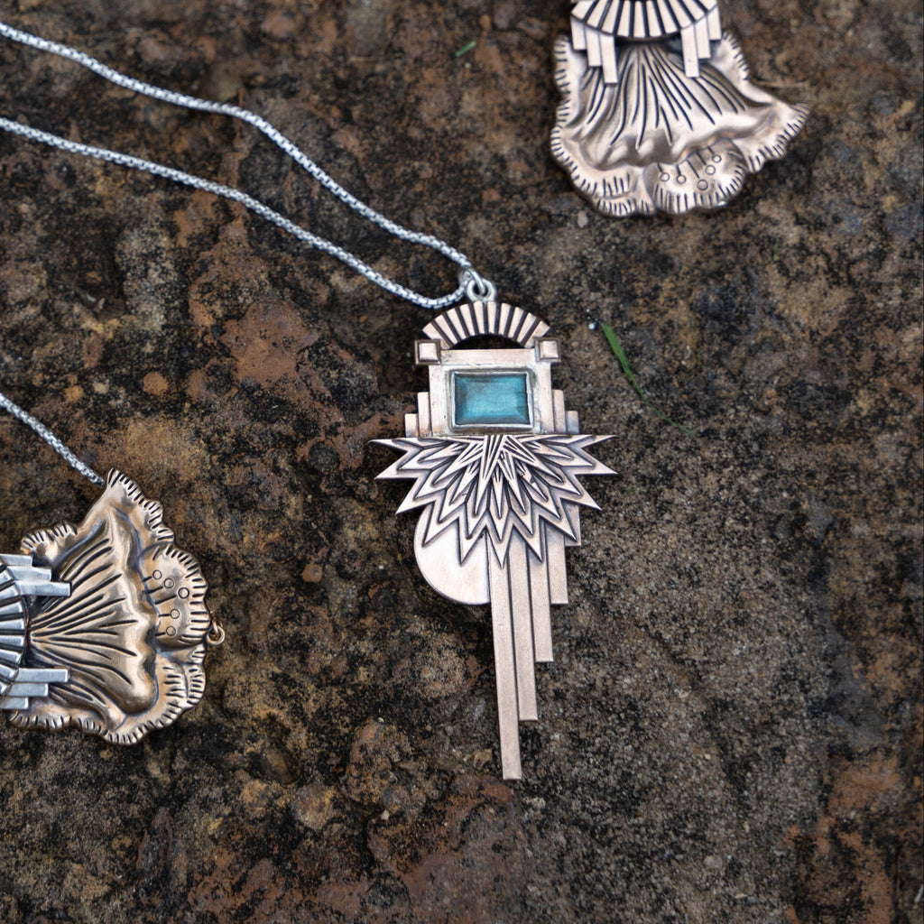 Spirit Steward Pendant with Gemstone