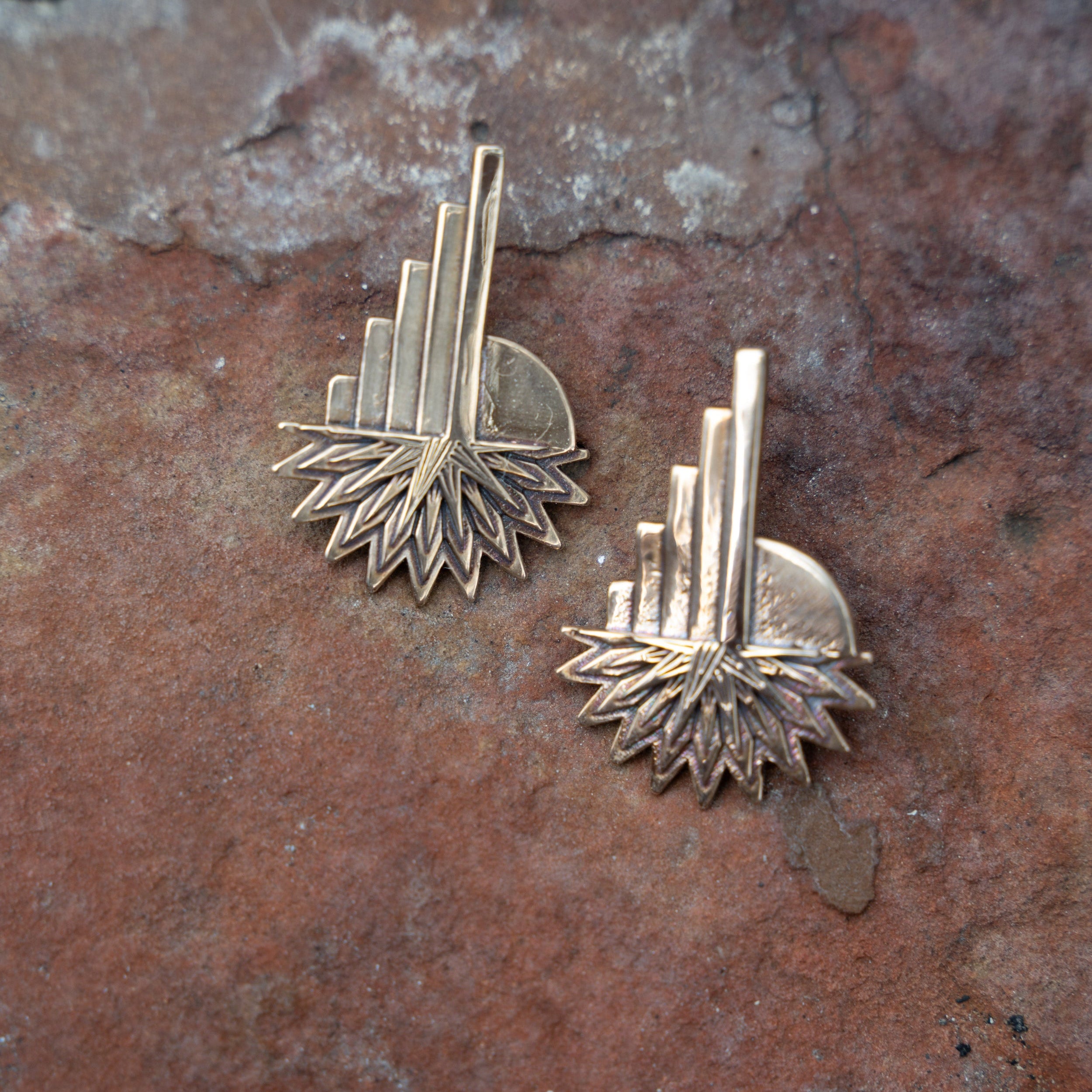 Radiant Mystic Stud Earrings