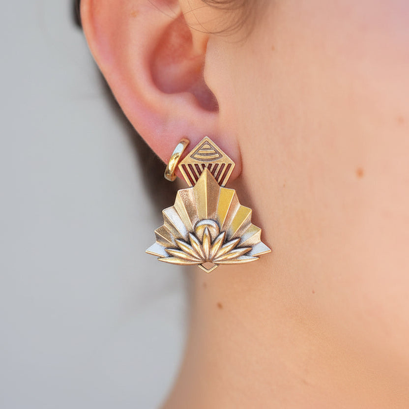 Cosmic Shift Stud Earrings