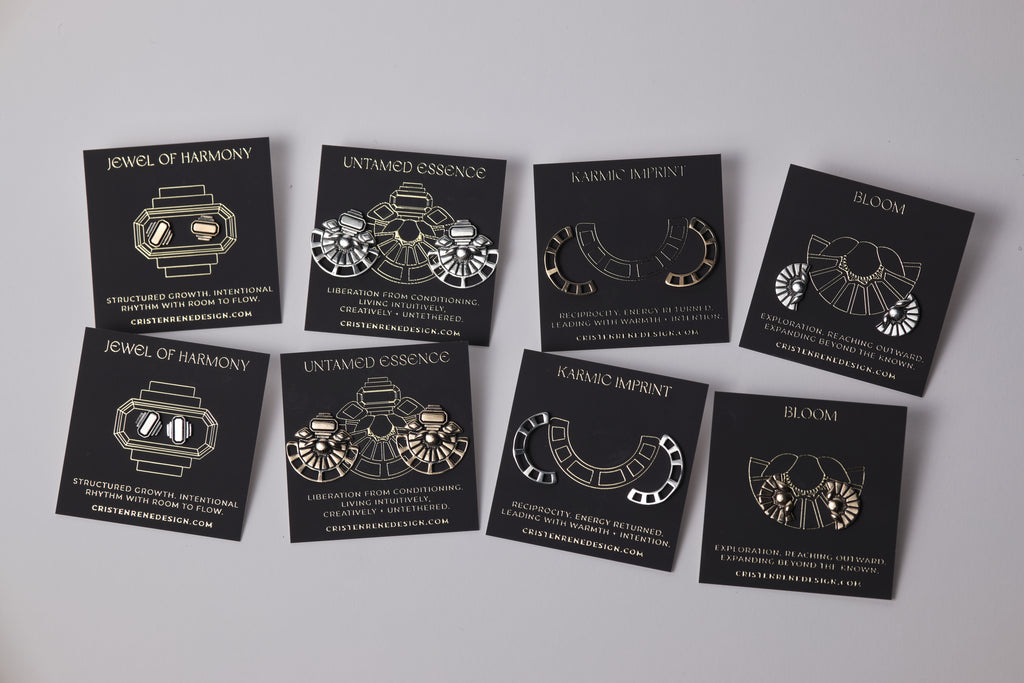 Karmic Imprint Stud Earrings