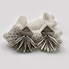 Liberated Sage Stud Earrings