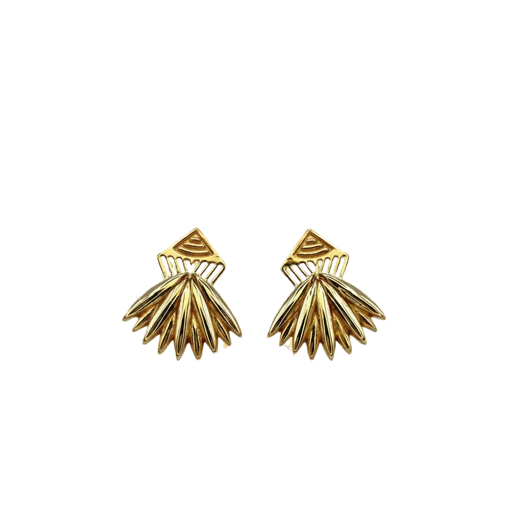 Liberated Sage Stud Earrings