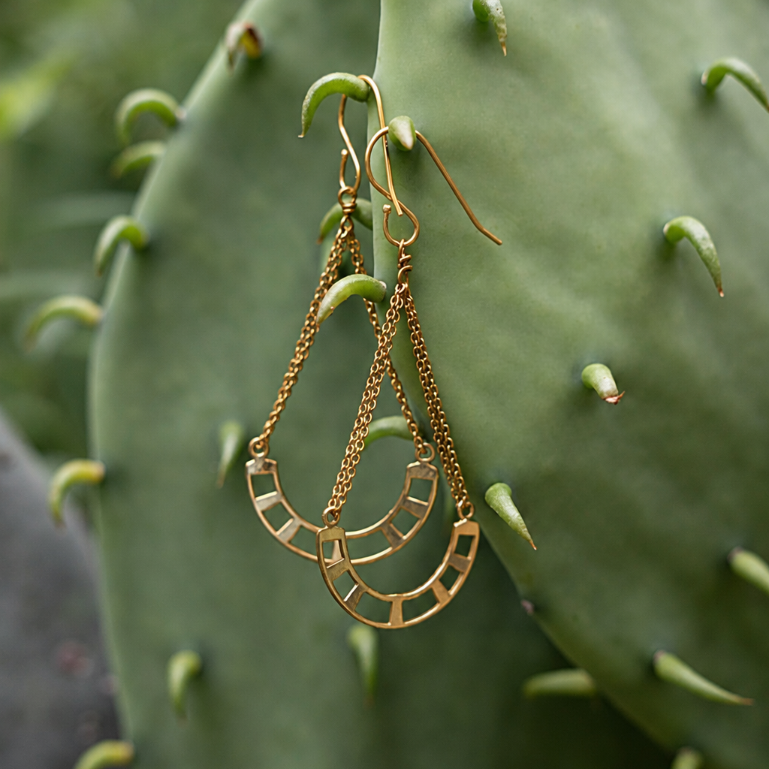 Karmic Imprint Dangle Earrings
