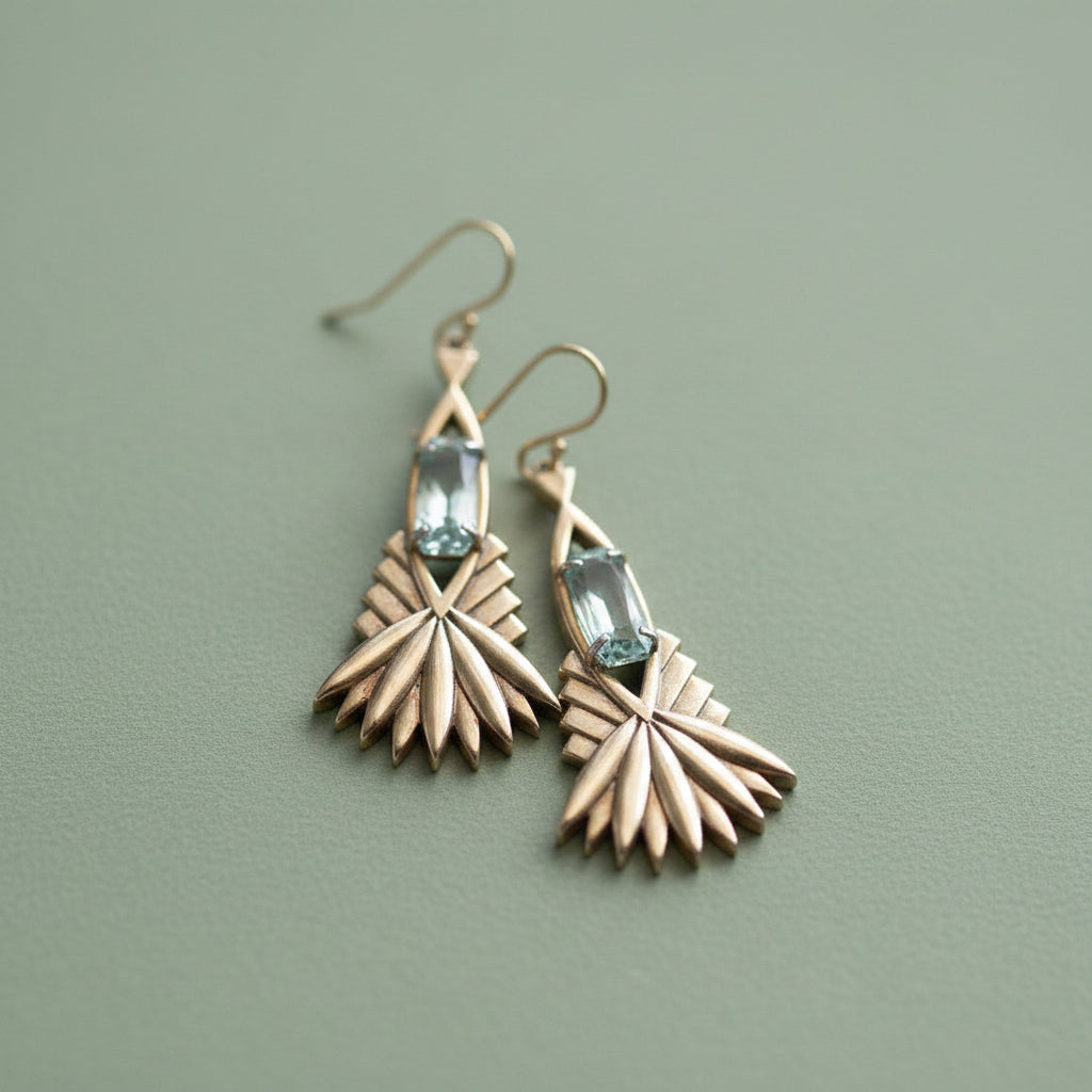 Magnetic Appeal Topaz Dangle Earrings