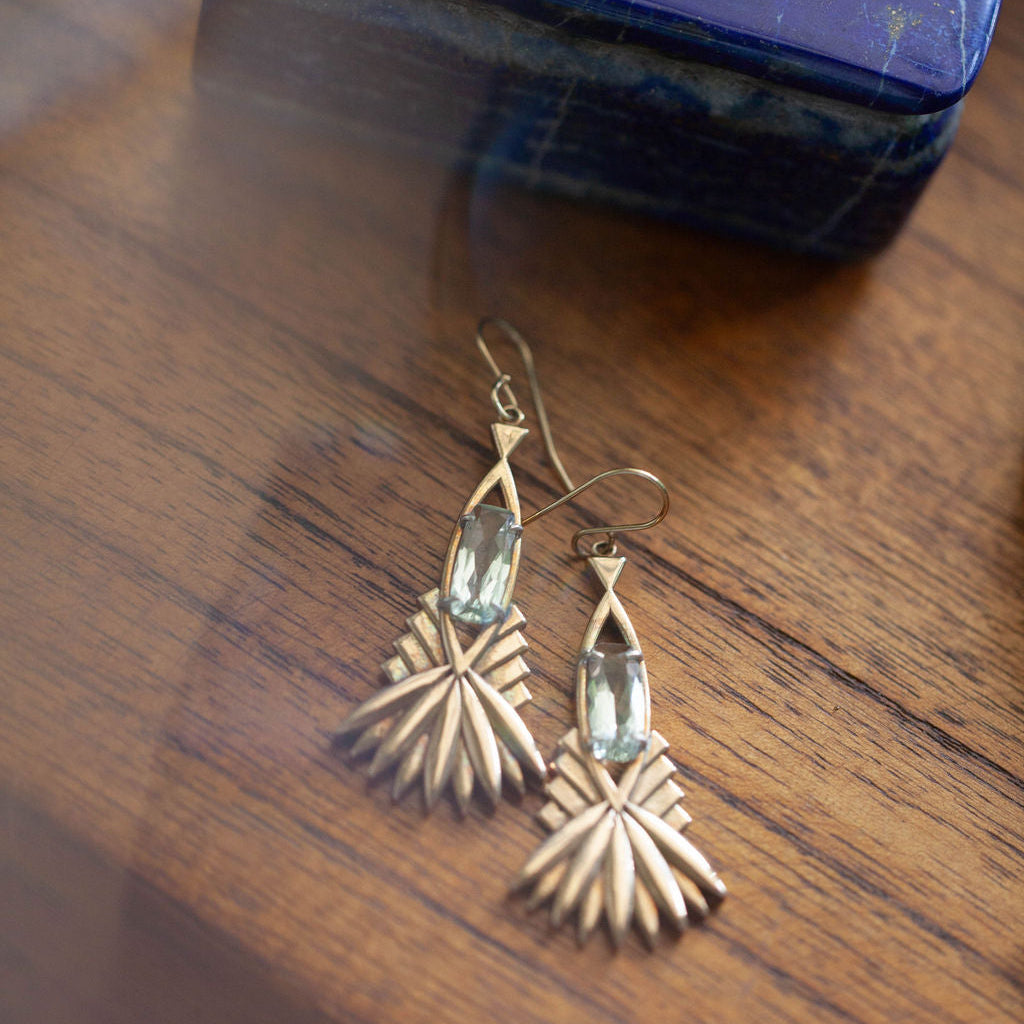 Magnetic Appeal Topaz Dangle Earrings