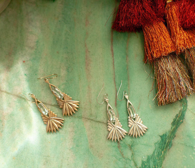 Magnetic Appeal Topaz Dangle Earrings