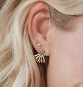 Liberated Sage Stud Earrings