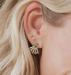 Liberated Sage Stud Earrings