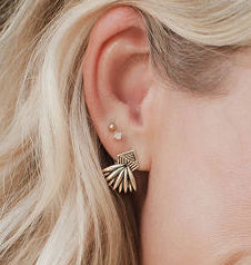 Liberated Sage Stud Earrings