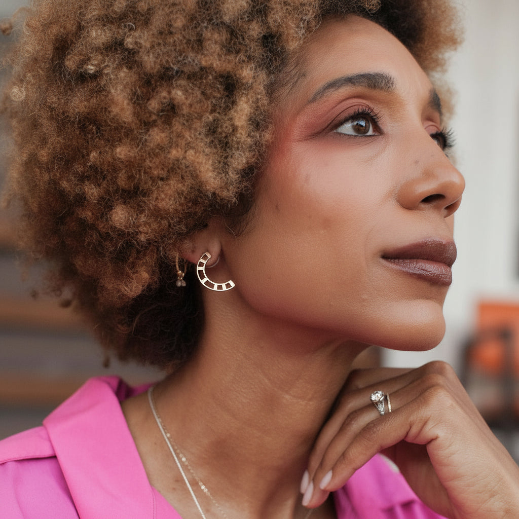 Karmic Imprint Stud Earrings