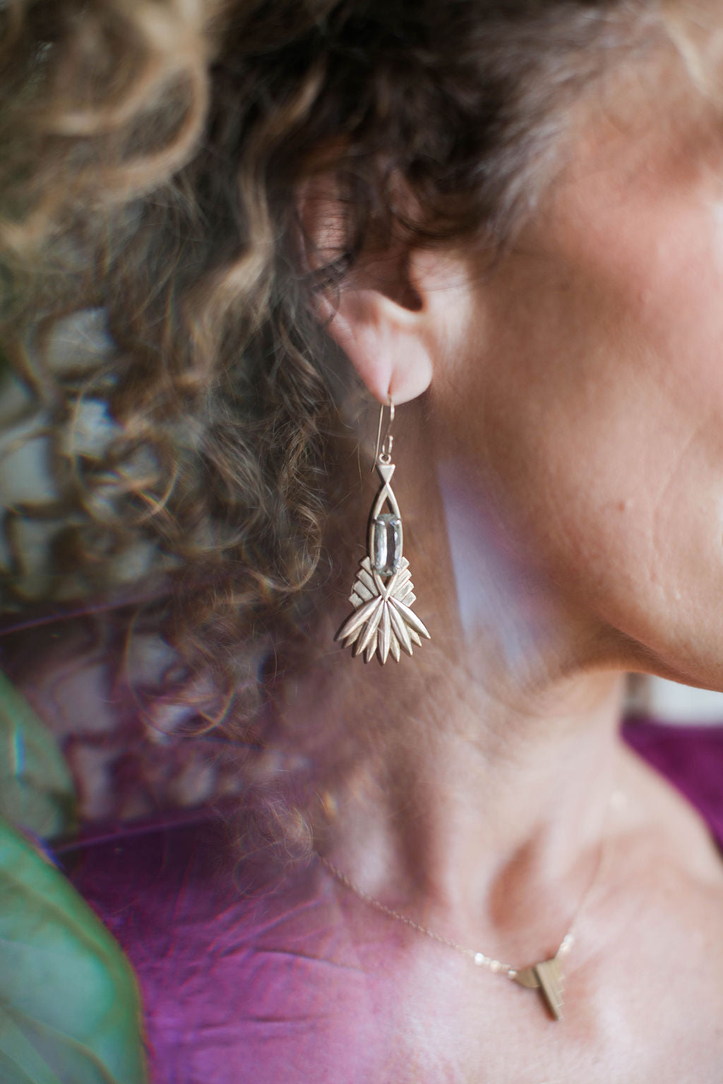 Magnetic Appeal Topaz Dangle Earrings