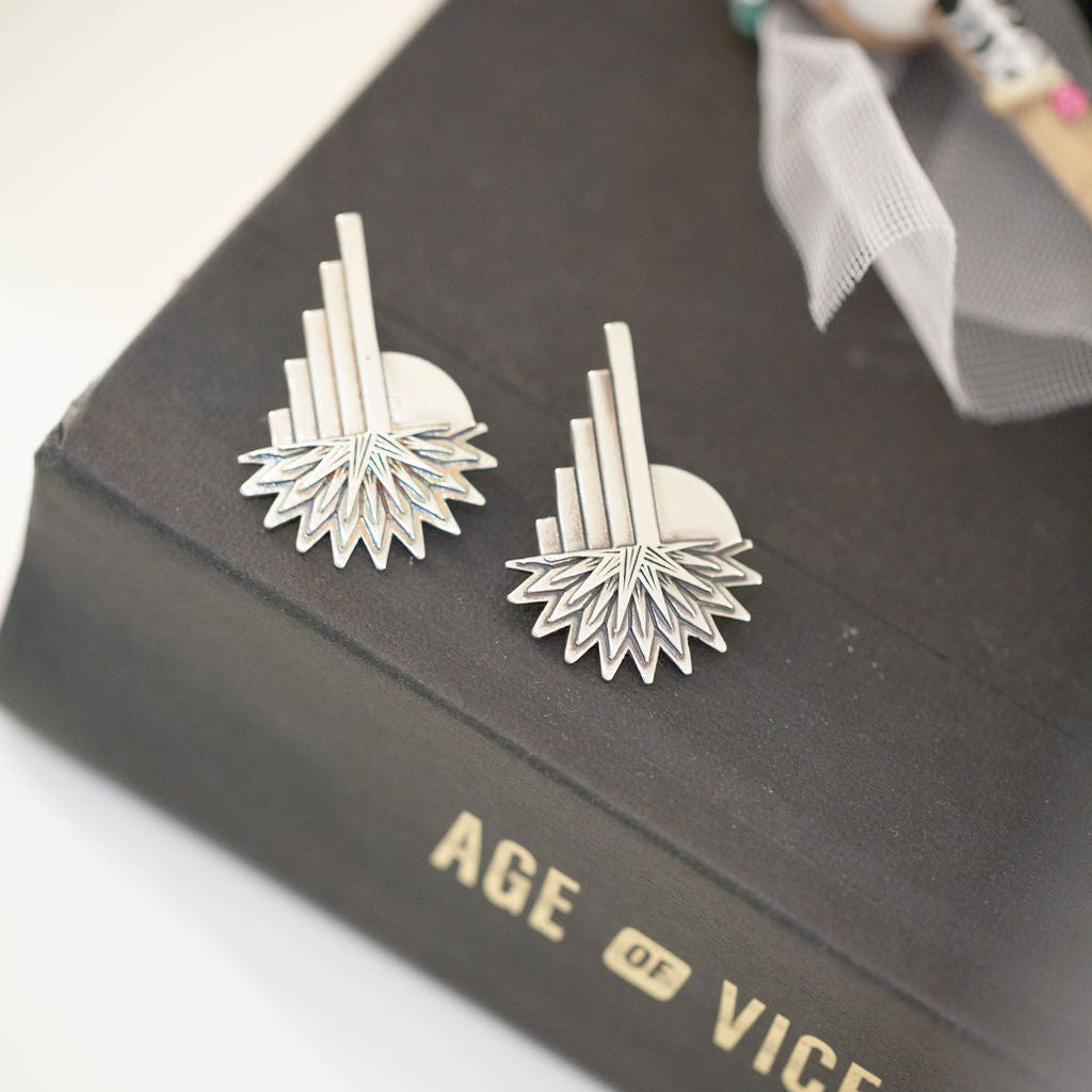 Radiant Mystic Stud Earrings