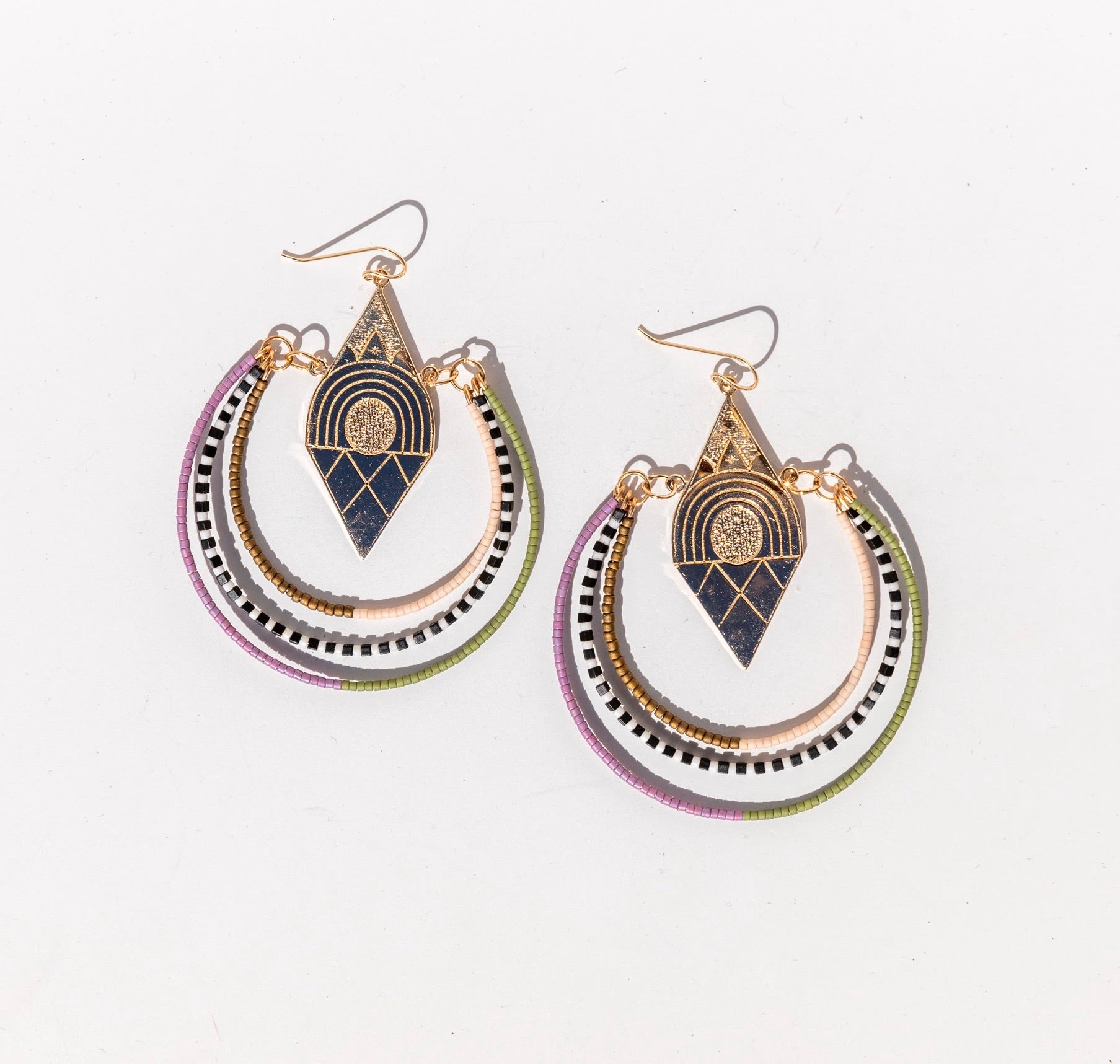 Mystical Enchantress Beaded Danglers ~ Nomad